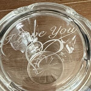 LED Crystal 24% 
Clear Glass with Engraved Heart